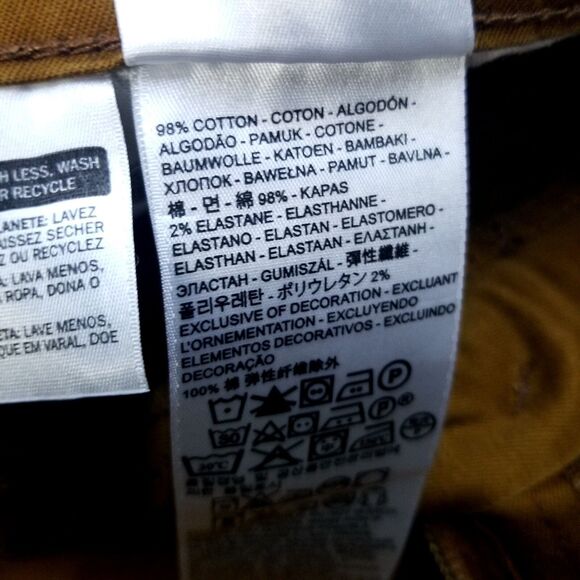 Levis Jeans Mens 46X34 Brown 541 Straight Leg Dark Wash American Denim Casual - Picture 9 of 12